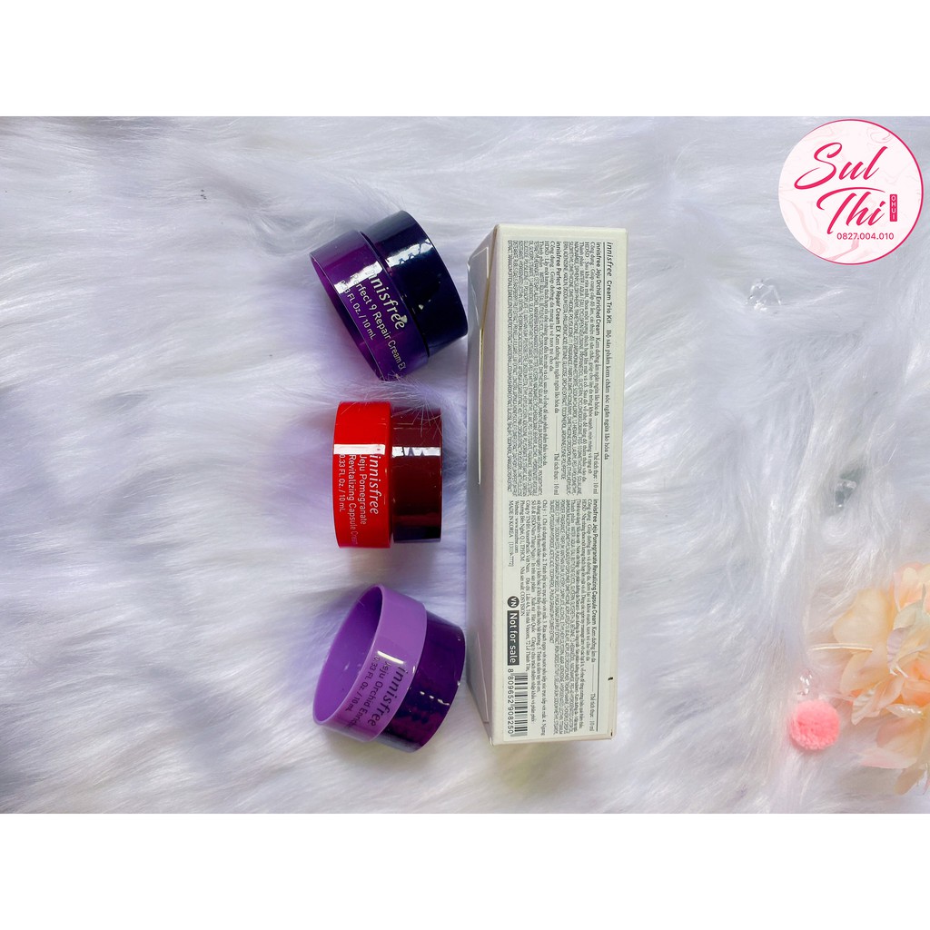Set tổng hợp các loại kem dưỡng Innisfree Cream