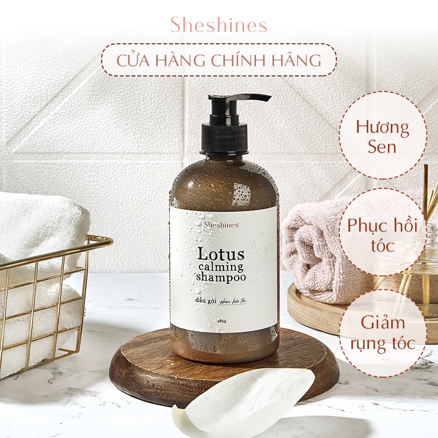 Dầu gội hương sen Lotus Calming Shampoo