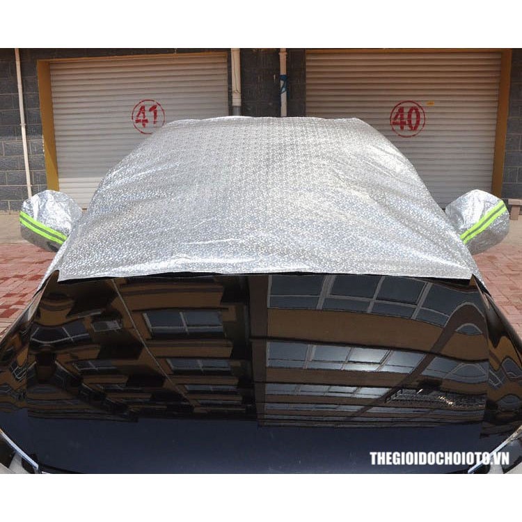 RẺ NHẤT - Bạt che nửa ô tô 3 lớp cho xe 5 chỗ và 7 chỗ - ĐIỆN MÁY PICO