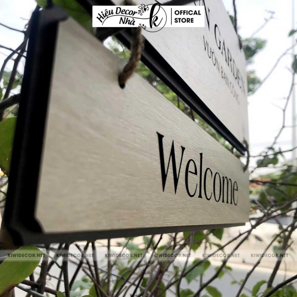 Bảng Hiệu Tên Shop, Bảng welcome gỗ deocor, Bảng chụp ảnh trang trí shop siêu đẹp - Hiệu Nhà K