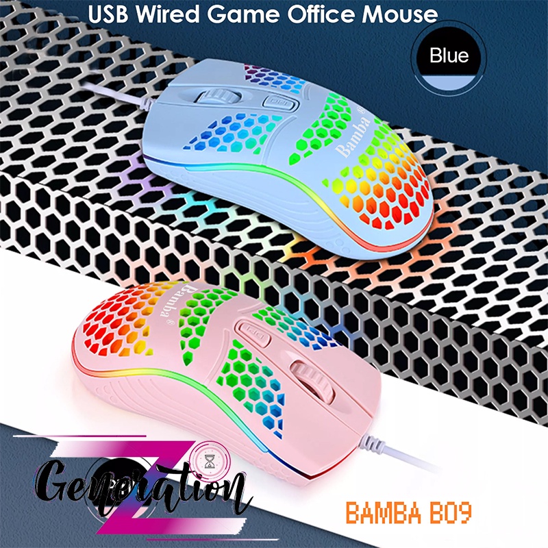 CHUỘT CHƠI GAME BAMBA B09 - MOUSE BAMBA B09 LED