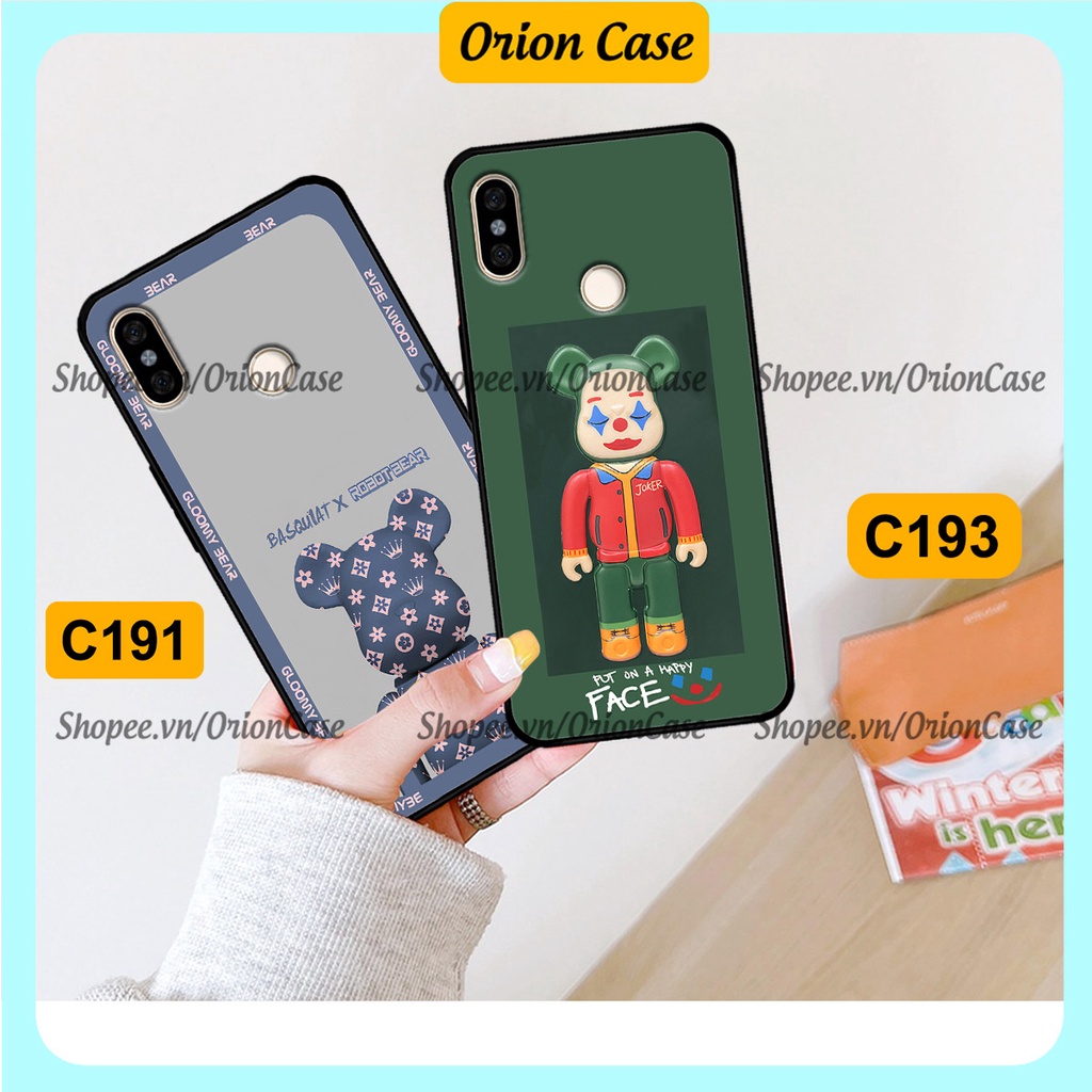 Ốp lưng Xiaomi Redmi Note 5 / Note 6 in hình bearbrick 3D thời trang, cá tính. ốp chống sốc, bền đẹp