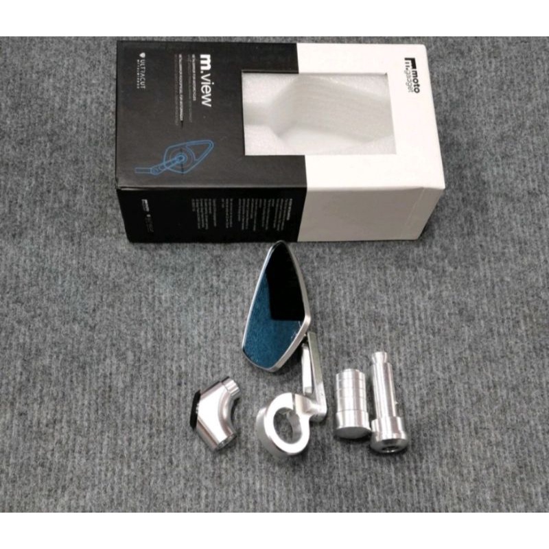 Gương  chiếu hậu kiểu M view, lá motogadget thông dụng mọi loại xe