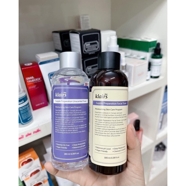 Toner Klairs Supple Preparation Unscented Toner ( KHÔNG MÙI )