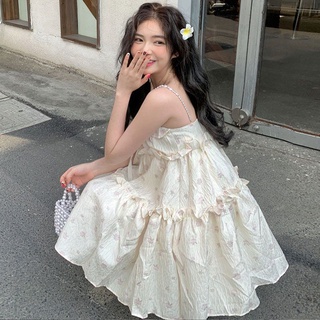 [TIỆM ĐÀO] [ORDER] VÁY HOA NHÍ DÂY NGỌC BABYDOLL