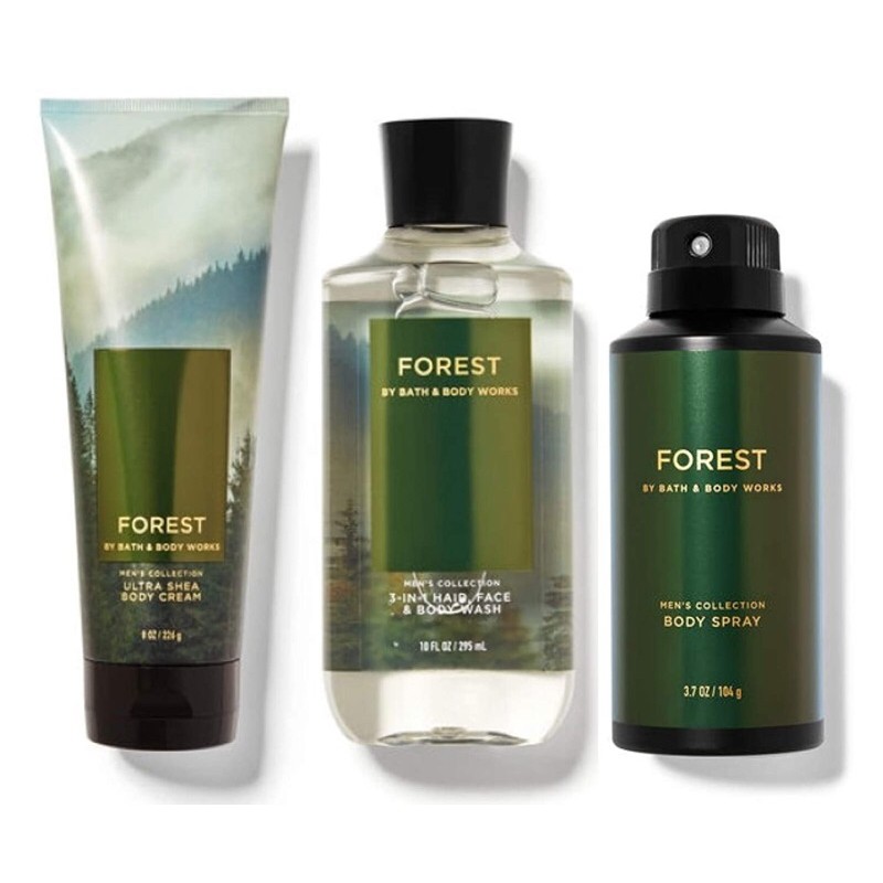 [Auth-Phân loại] Tắm dưỡng xịt thơm toàn thân nam Bath &amp; Body Works - Forest - Men’s Collection