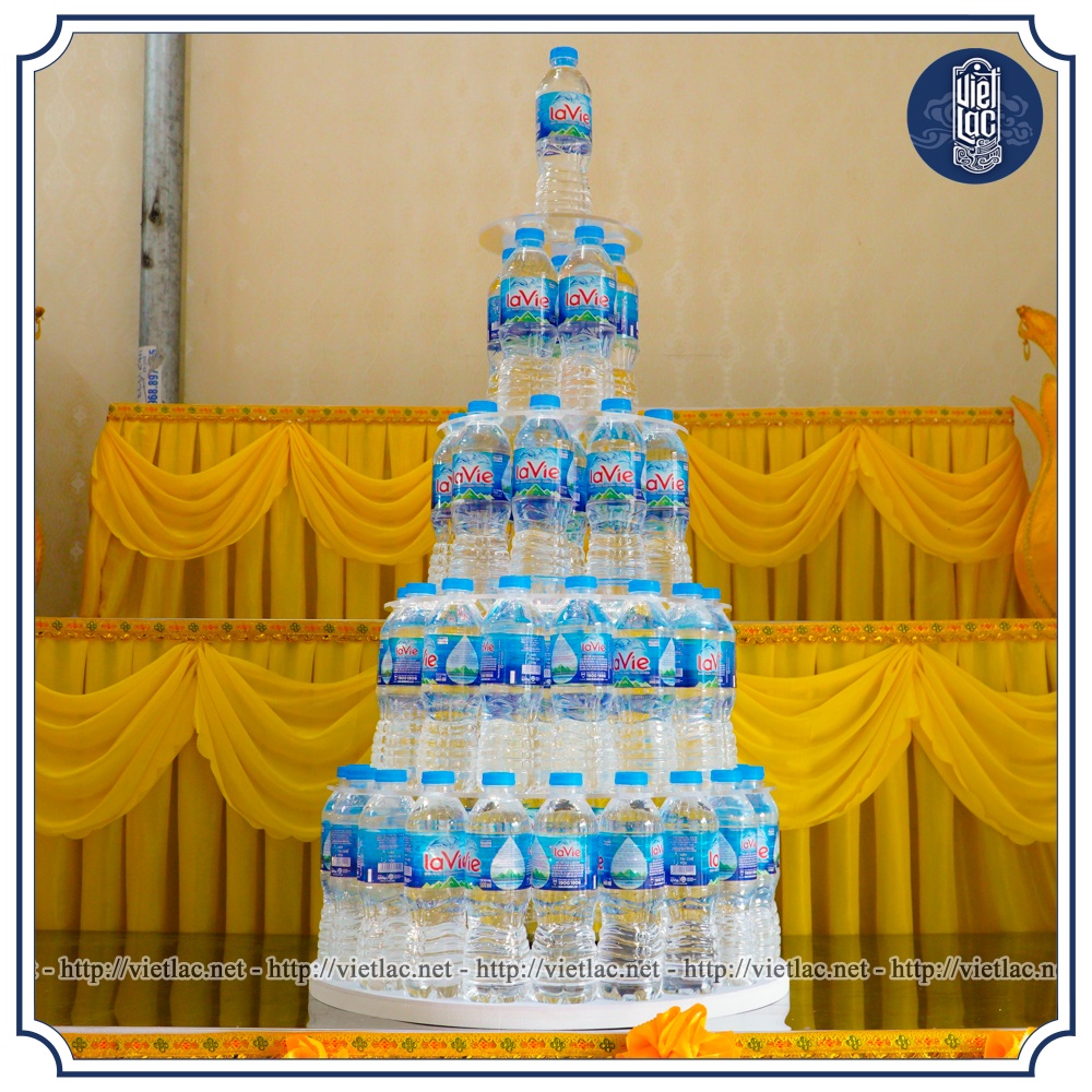 Bộ Khay Bày Nước Hình Tháp Tròn Nhanh Gọn, Chắc Chắn, Đẹp Mắt