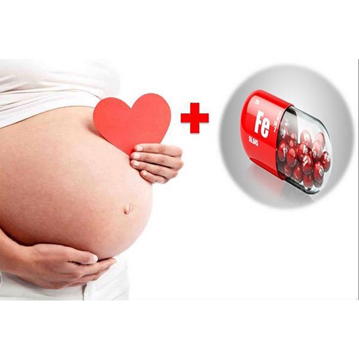 Viên bổ máu FeIII Hypodavi Viên sắt cho bà bầu Bổ sung sắt Acid folic Tạo máu Phòng tránh Thiếu máu do Thiếu sắt