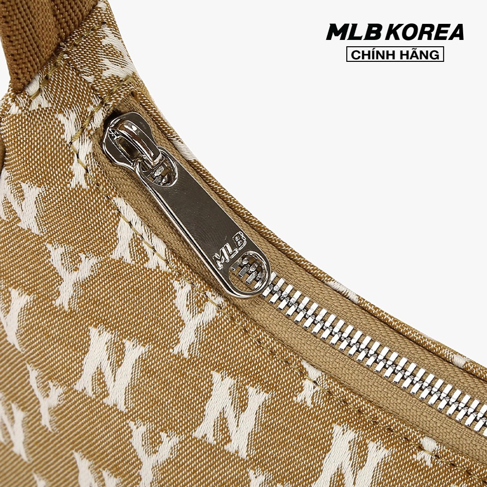 MLB - Túi đeo vai chữ nhật Jacquard Monogram 3ABQS011N-50BGS