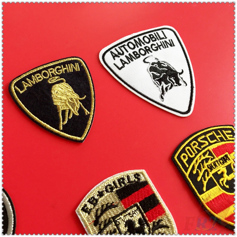 1 Sticker Ủi Thêu Hình Logo Xe Hơi
