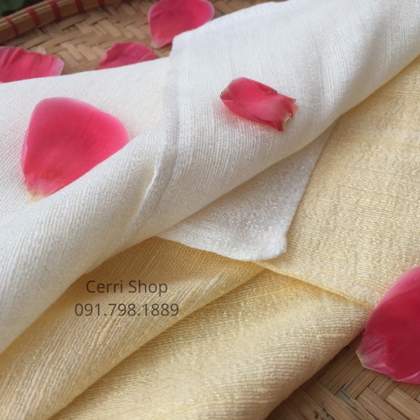 Khăn lau mặt tơ tằm tự nhiên 30x30 và 30x45cm