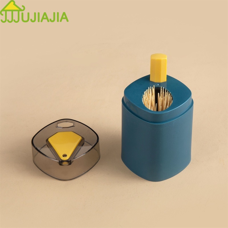 Hộp Nhấn Lấy Tăm Xỉa Răng JUJIAJIA Sáng Tạo Dành Cho Gia Đình