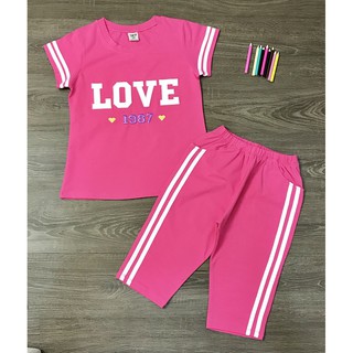 Đồ bộ bé gái size đại 28-40 ký