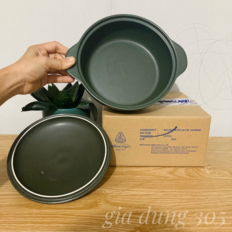 Nồi sứ dưỡng sinh Minh Long đáy cạn 1 lít