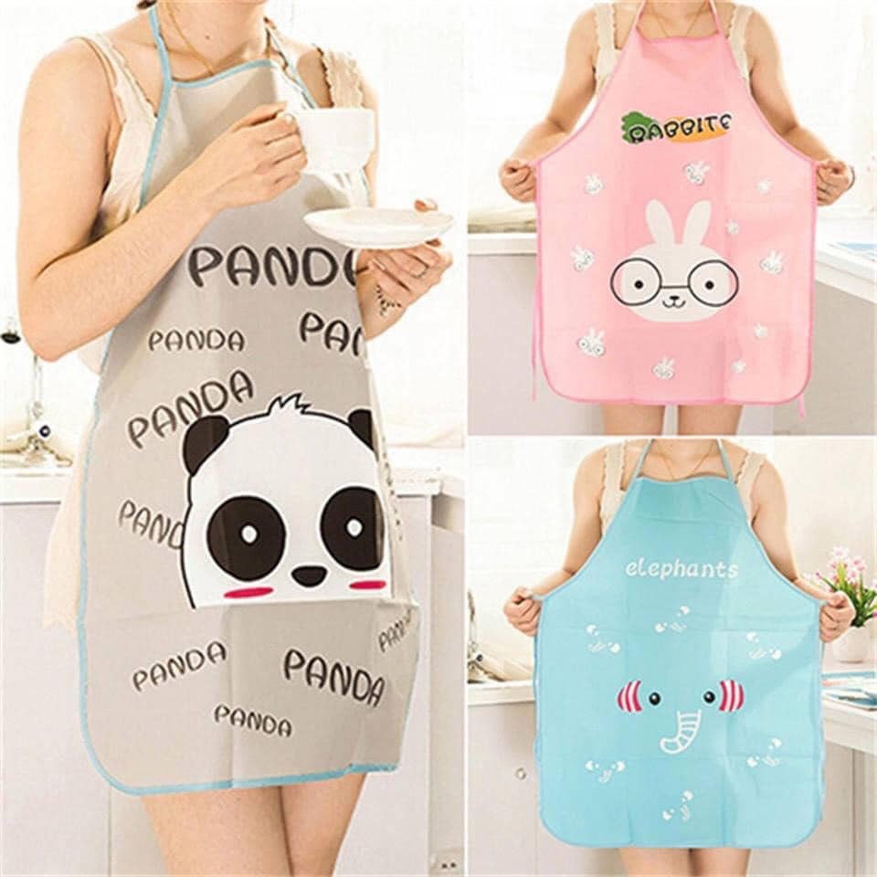 [XẢ KHO+FREE SHIP]  Tạp dề nấu bếp cute không thấm nước