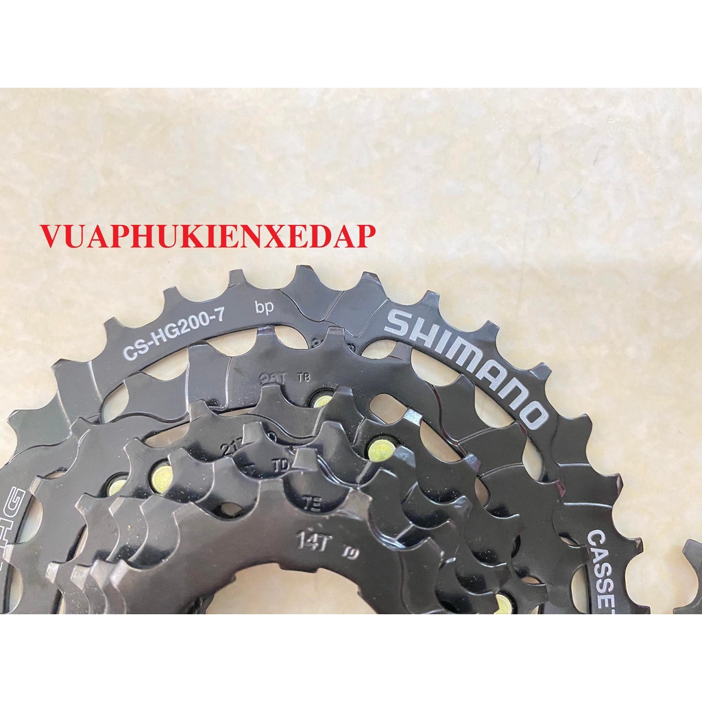 Líp thả 7 Tầng Shimano CS-HG200 28-32T