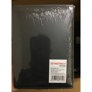 SỔ DA CAO CẤP MEETING M3 200 TRANG (Giấy vàng)