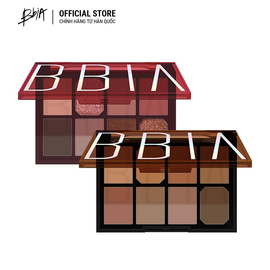 Bộ 2 Bảng Màu Mắt BBia Final Shadow Palette ver 1 và 2 11g/bảng TẶNG 1 túi trang điểm Hologram 3g - BBia Offical Store | BigBuy360 - bigbuy360.vn