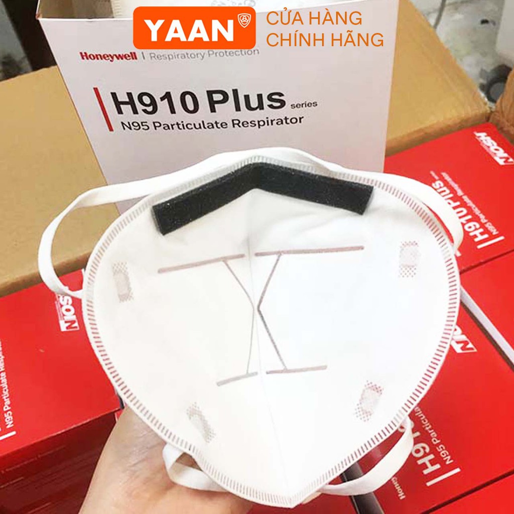 KHẨU TRANG HONEYWELL H910 PLUS ( Hộp 50 cái) LỌC BỤI CHỐNG ĐỘC TIÊU CHUẨN N95