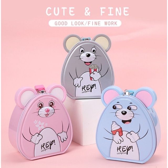 Chuột  tiết kiệm tiền có khóa hàng loại 1 to đẹp