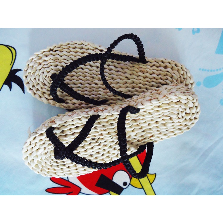 Dép Cói Đan Lát Hình Nhân Vật Luffy Trong One Piece Thời Trang Cá Tính Dành Cho Cặp Đôi