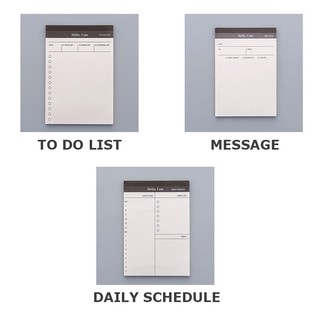 Sổ Note kế hoạch năng động Hello I am