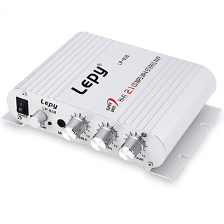 Bộ âm ly mini - bộ khuếch đại âm thanh lepy lp-838 2.1ch 2a