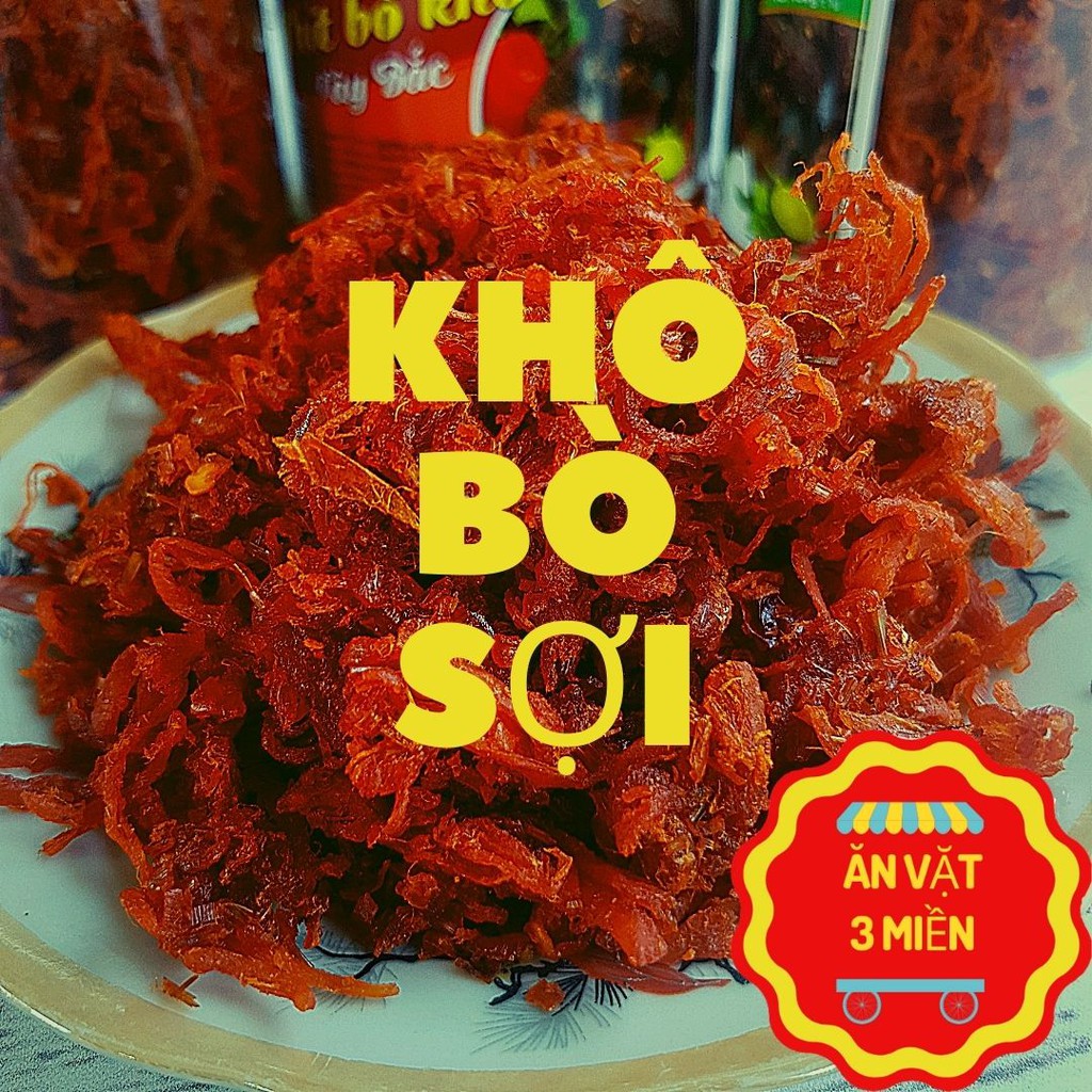 [Mã 12FMCGSALE1 giảm 10% đơn 250K] Khô Bò Xé Sợi Tây Bắc Phương Huyền Foods