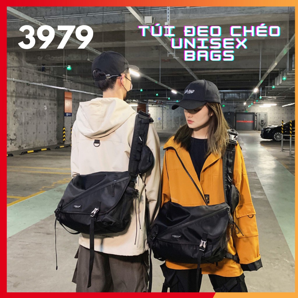Túi Đeo Chéo Học Sinh Sinh Viên Đi Học Thời Trang Vải Chống Nước Nhiều Ngăn - TÚI BAGS Đựng Laptop