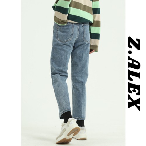 Quần jean nam baggy ống suông, rộng chuẩn form hàn quốc (kèm ảnh thật) | BigBuy360 - bigbuy360.vn