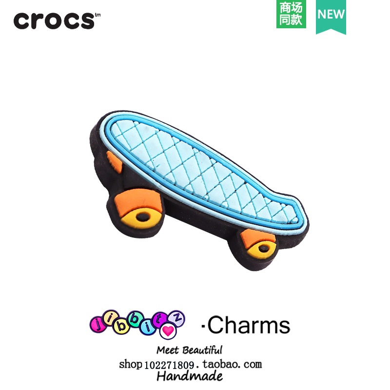 Jibbitz Phụ Kiện Trang Trí Giày Trượt Ván Hoạt Hình Thời Trang Jibbitz crocs