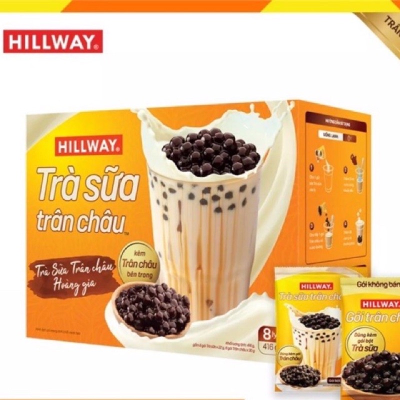 Hộp trà sữa Trân châu Hillway 260g - 5 ly
