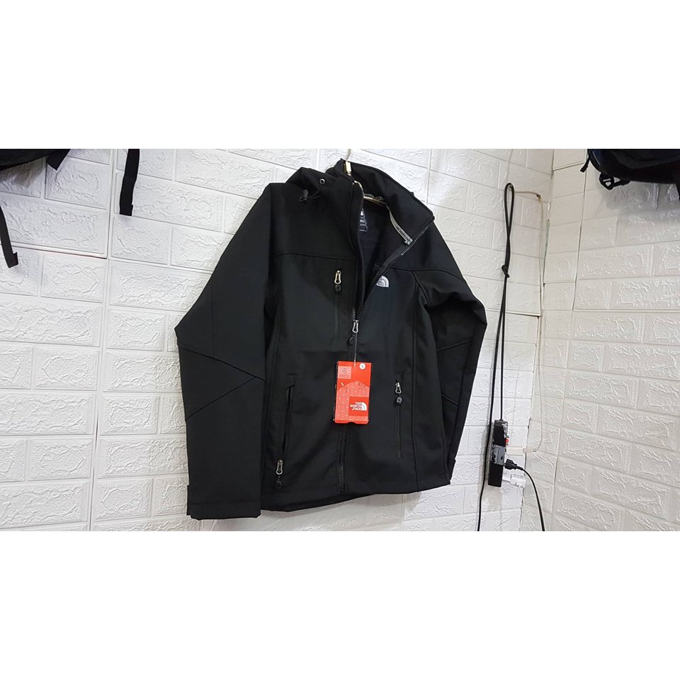 Áo Nỉ TNF VNXK Softshell fom Âu Màu Đen | BigBuy360 - bigbuy360.vn