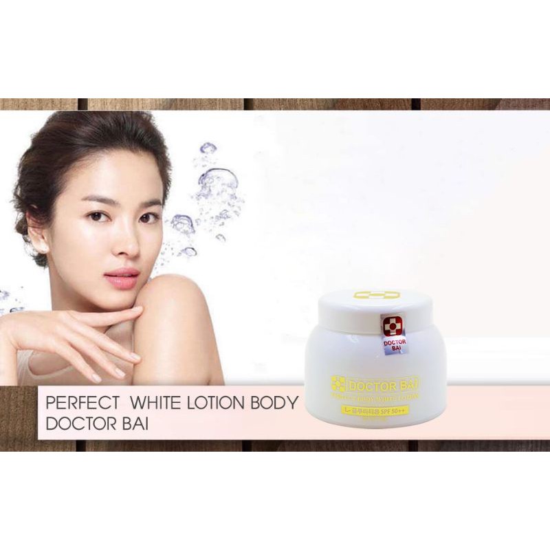 Kem dưỡng trắng da toàn thân Doctor Bai PERFECT BODY WHITE LOTION Hàn Quốc