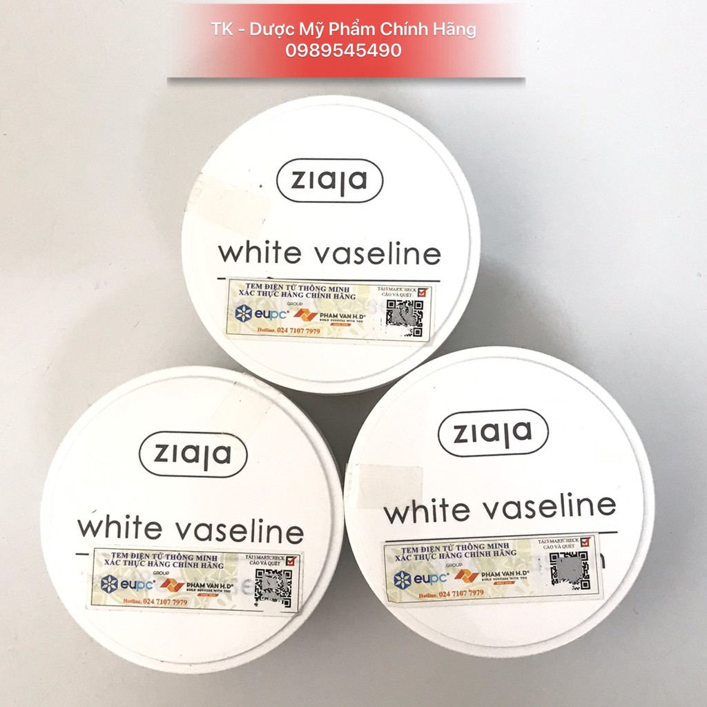 (CHÍNH HÃNG) Sáp Dưỡng Ziaja White Vaseline Tái Tạo Da, Bảo Vệ Giữ Ẩm - 30ml