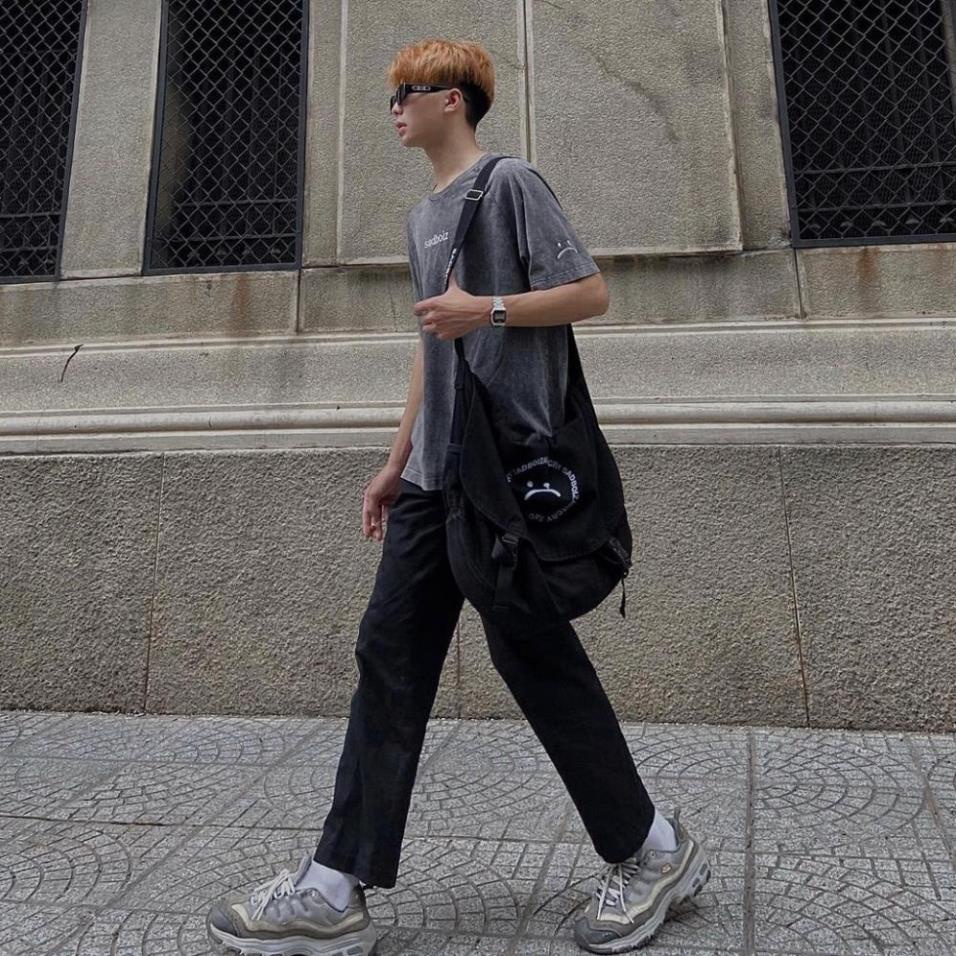 ; Áo thun SADBOIZ (DUSTY SIGNATURE) 🖤 Giá Sale 🔥, Hàng chính hãng, có SẴN. ; ⚡