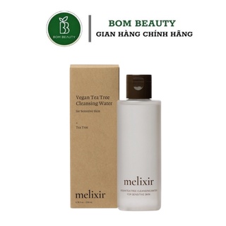 Nước tẩy trang thuần chay chiết xuất trà xanh MELIXIR Vegan Tea Tree Cleansing Water 200ml