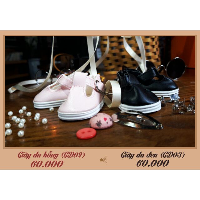 [Doll 20cm] Giày da cho doll 20cm