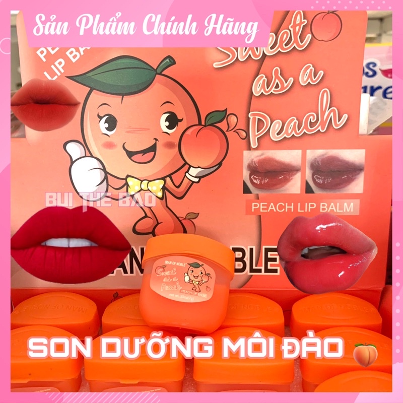 Chính Hãng  Hủ Son Dưỡng Môi Đào  Phục Hồi Môi Thâm Và Khô