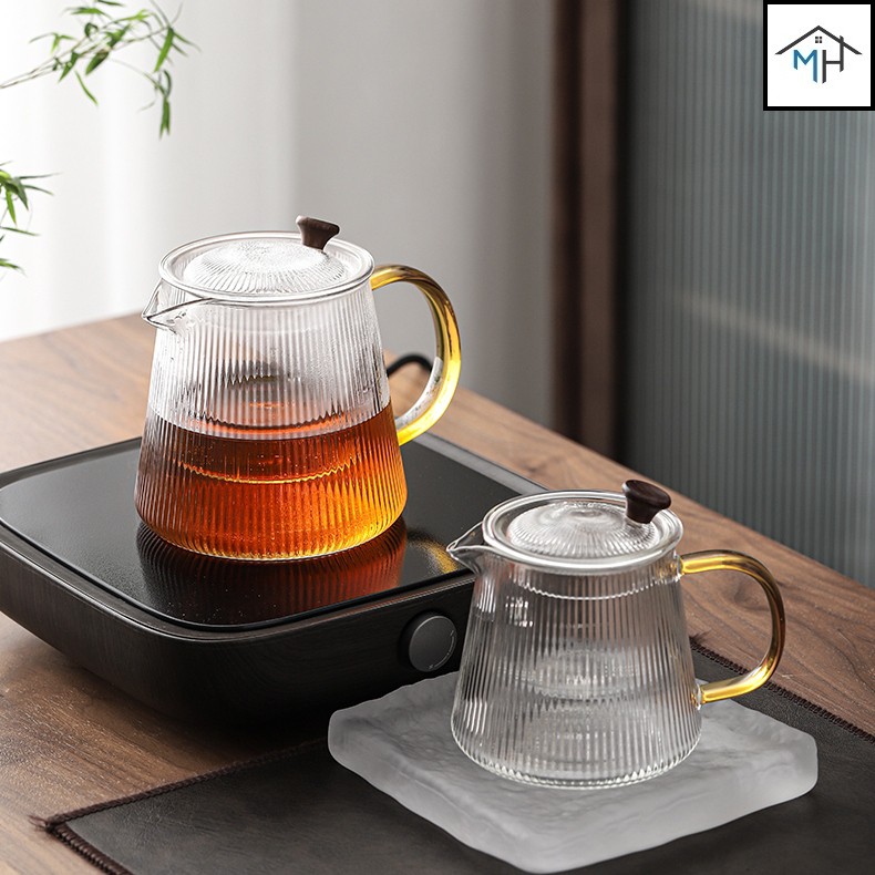 Ấm trà thủy tinh (500ml - 800ml - 1L)