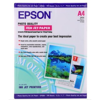 Giấy In Ảnh Epson A4- 720 dpi (100 tờ/tập) giấy mịn