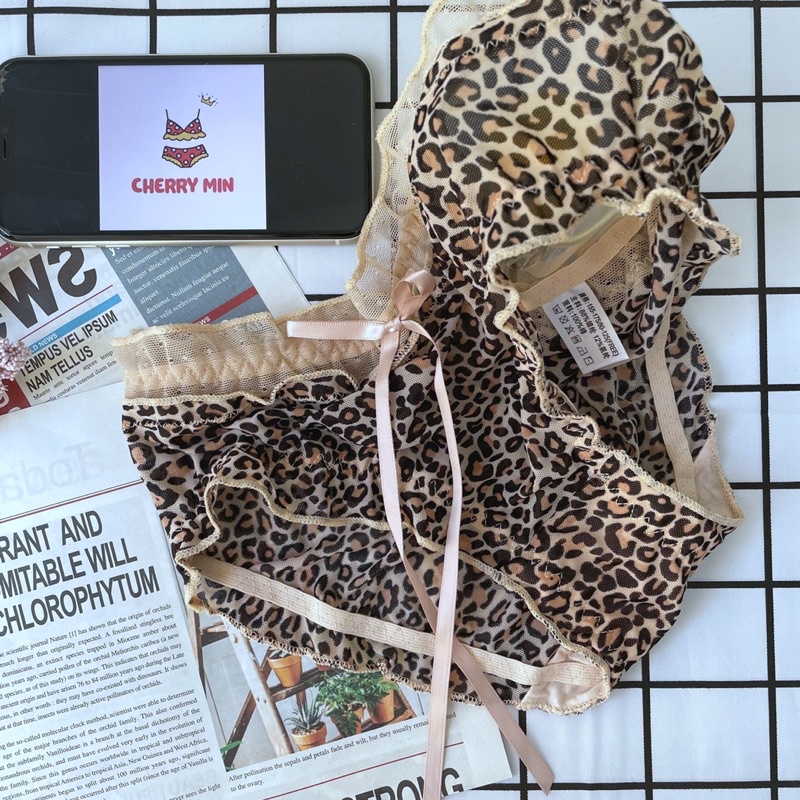 [Video Thật] Quần Lót Nữ Ren Lưới họa tiết da báo cực Sexy siêu mềm mại và thoáng mát cao cấp CHERRY MIN | BigBuy360 - bigbuy360.vn