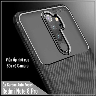 Ốp lưng Xiaomi Redmi Note 8 Pro chống sốc Carbon Auto Focus