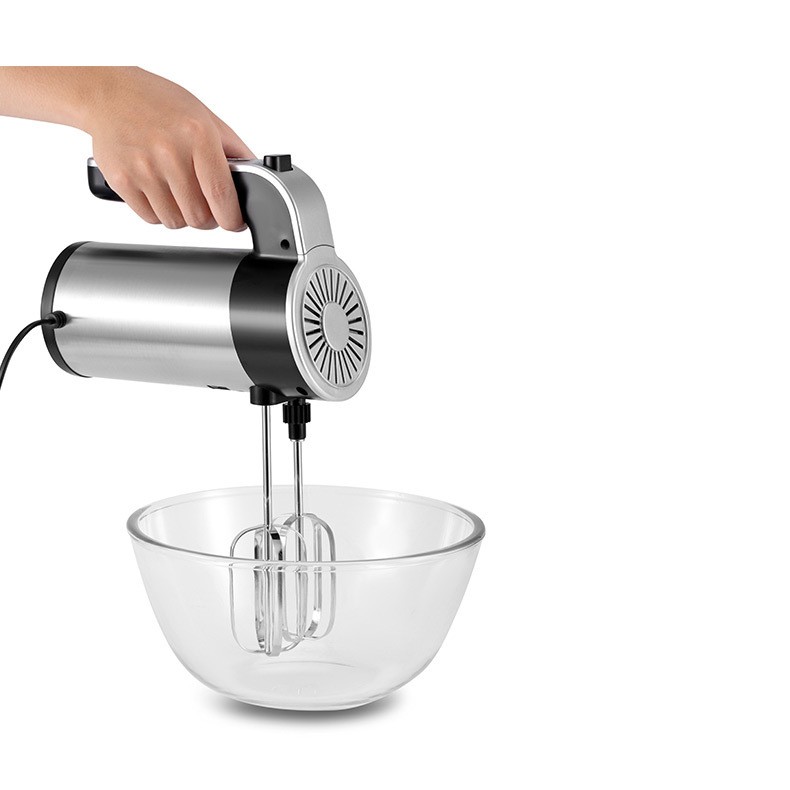Máy đánh trứng trộn bột để bàn Sokany 1000W, 5 tốc độ, thố inox dung tích 4L tự quay khi máy hoạt động