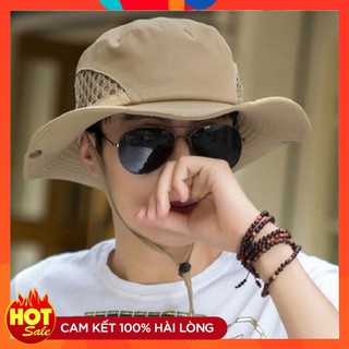 nón phớt nam đi biển- nón cao bồi nam rộng vành