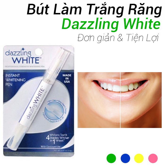 Bút tẩy trắng răng Dazzling White hàng chuẩn