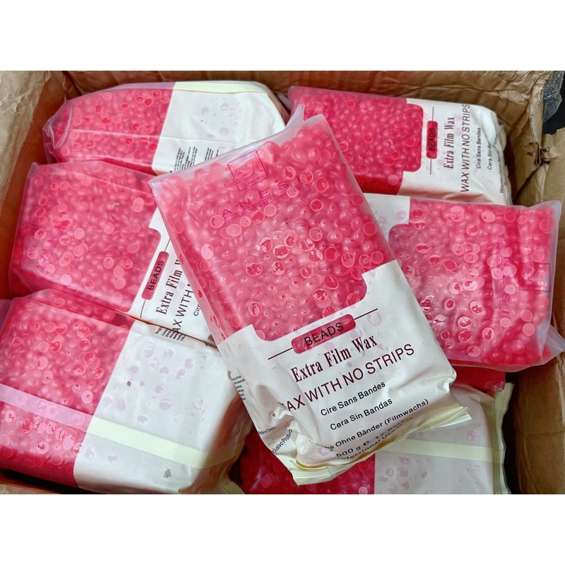 Sáp wax hạt đậu Extra 500g tặng kèm 1 que gỗ