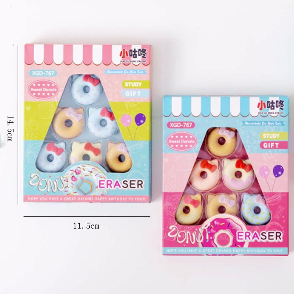 Gôm Tẩy Hình Bánh Donut / Mèo Dễ Thương Cho Học Sinh