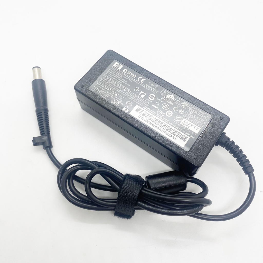 Sạc Laptop HP Zin chân kim to loại tốt 18.5V – 3.5A – 65W, adapter HP chân kim to 7.4mm x 5.0mm