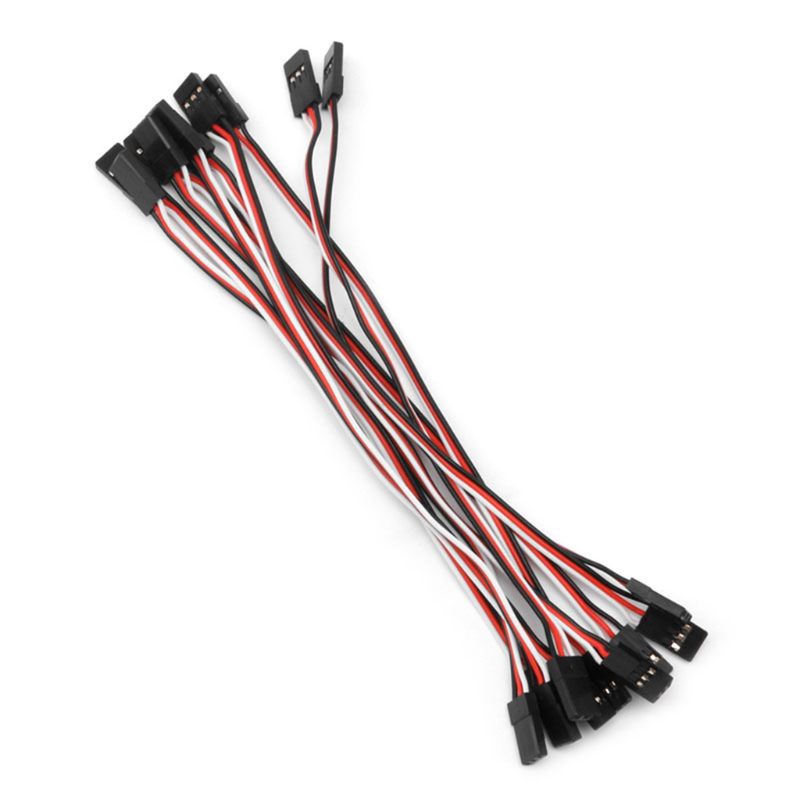 Set 10 Dây Cáp Nối Dài 10cm Cho Động Cơ Servo Của Máy Bay Điều Khiển Từ Xa